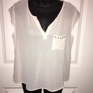 Sheer Cream Blouse